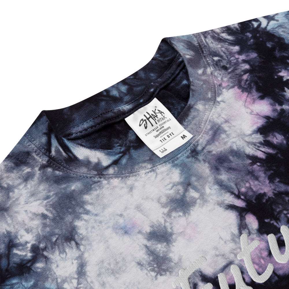 Future In Pearl Embroidery on Unisex Tie-Dye T-Shirt