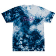 Truth In Amethyst Embroidery on Unisex Tie-Dye T-Shirt