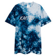 KMTWF In Pearl Embroidery on Unisex Tie-Dye T-Shirt