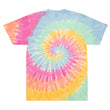 Lead In Silver Embroidery on Unisex Tie-Dye T-Shirt