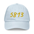 5813 In Gold Embroidery on Pastel Baseball Cap