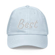 Best In Diamond Embroidery on Pastel Baseball Cap