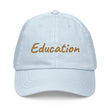 Education In Copper Embroidery on Pastel Baseball Cap