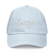 Inspire In Diamond Embroidery on Pastel Baseball Cap