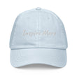 Inspire More In Diamond Embroidery on Pastel Baseball Cap