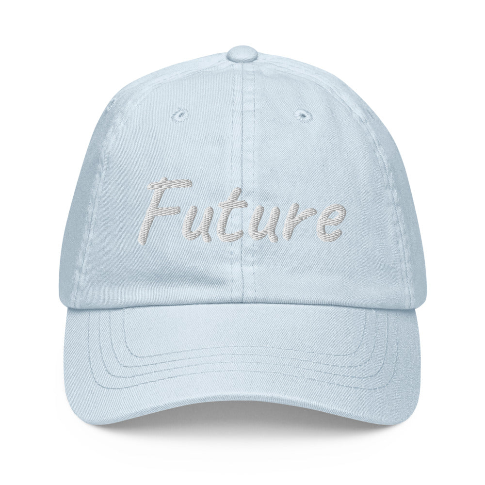 Future In Pearl Embroidery on Pastel Baseball Cap