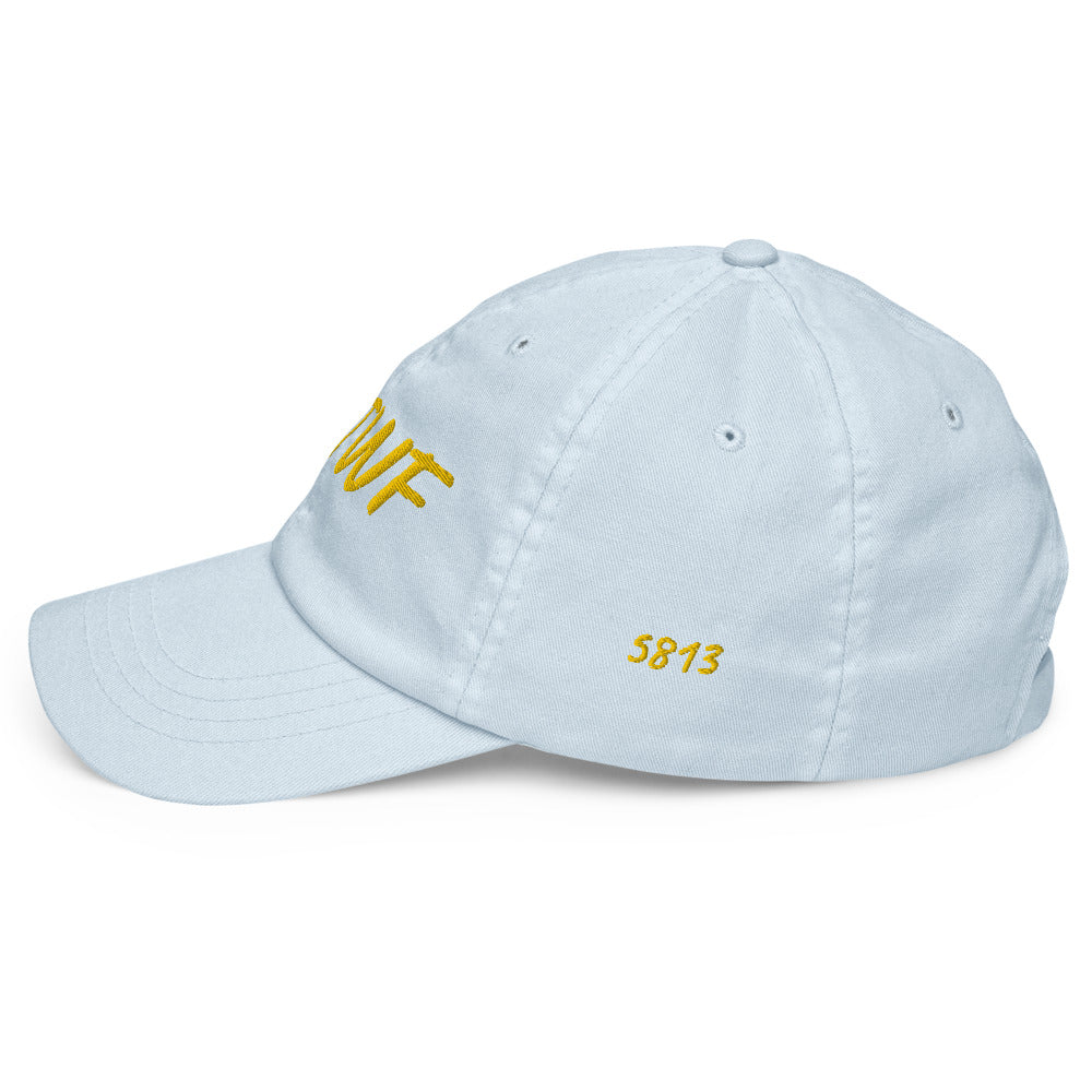 KMTWF In Gold Embroidery on Pastel Baseball Cap