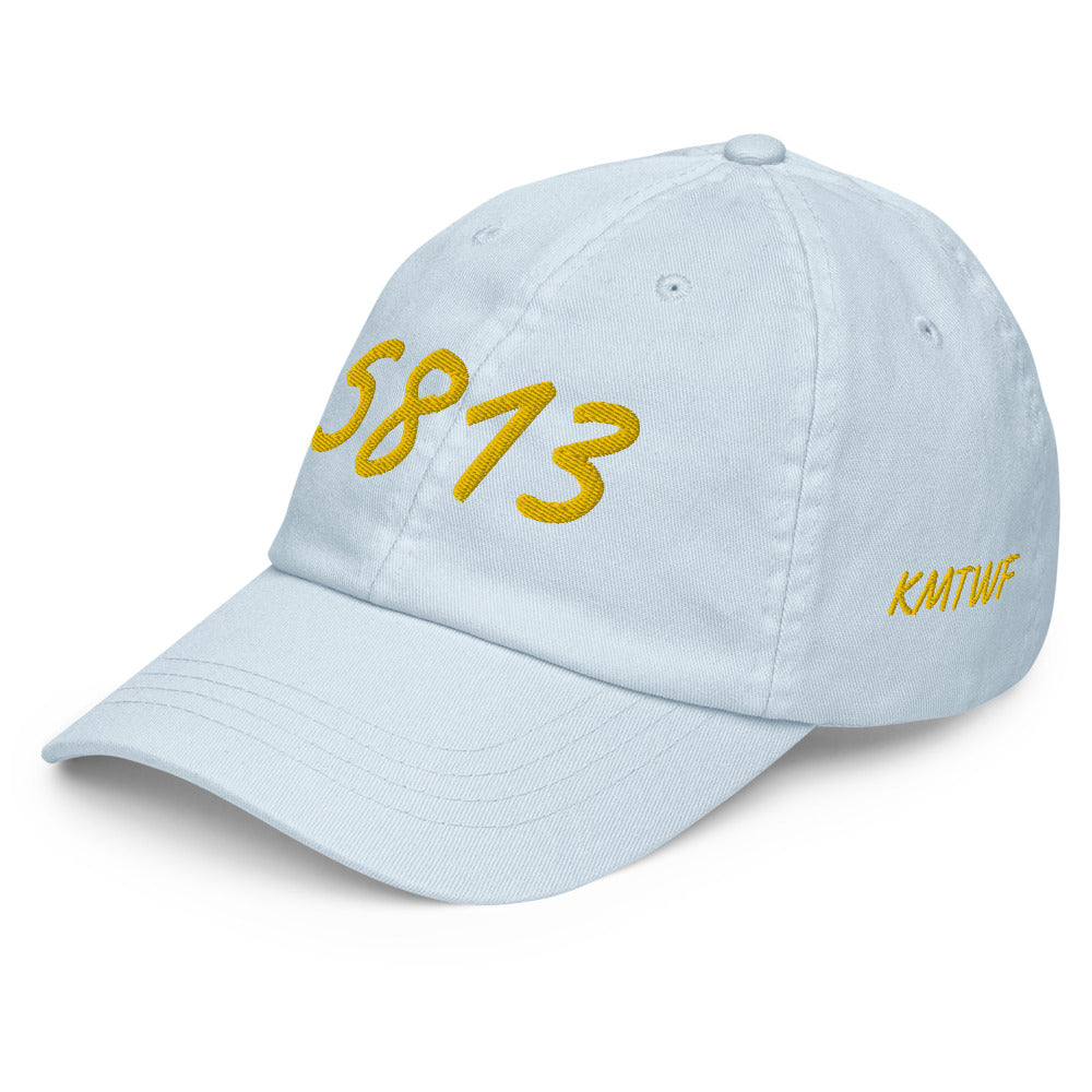 5813 In Gold Embroidery on Pastel Baseball Cap