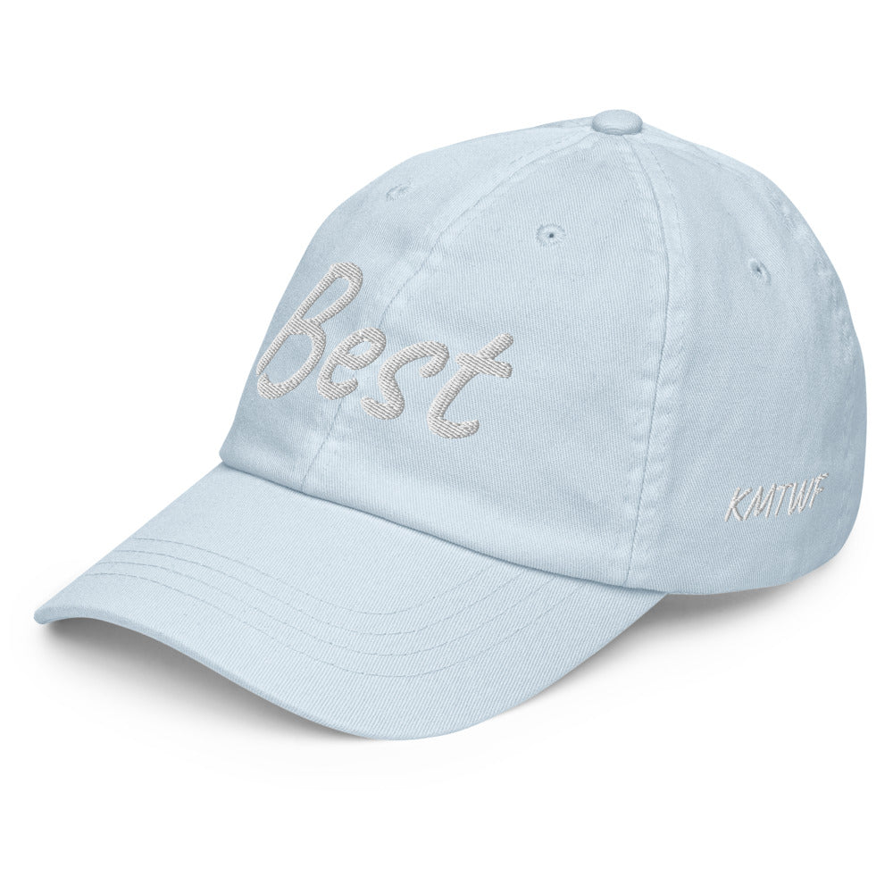 Best In Diamond Embroidery on Pastel Baseball Cap