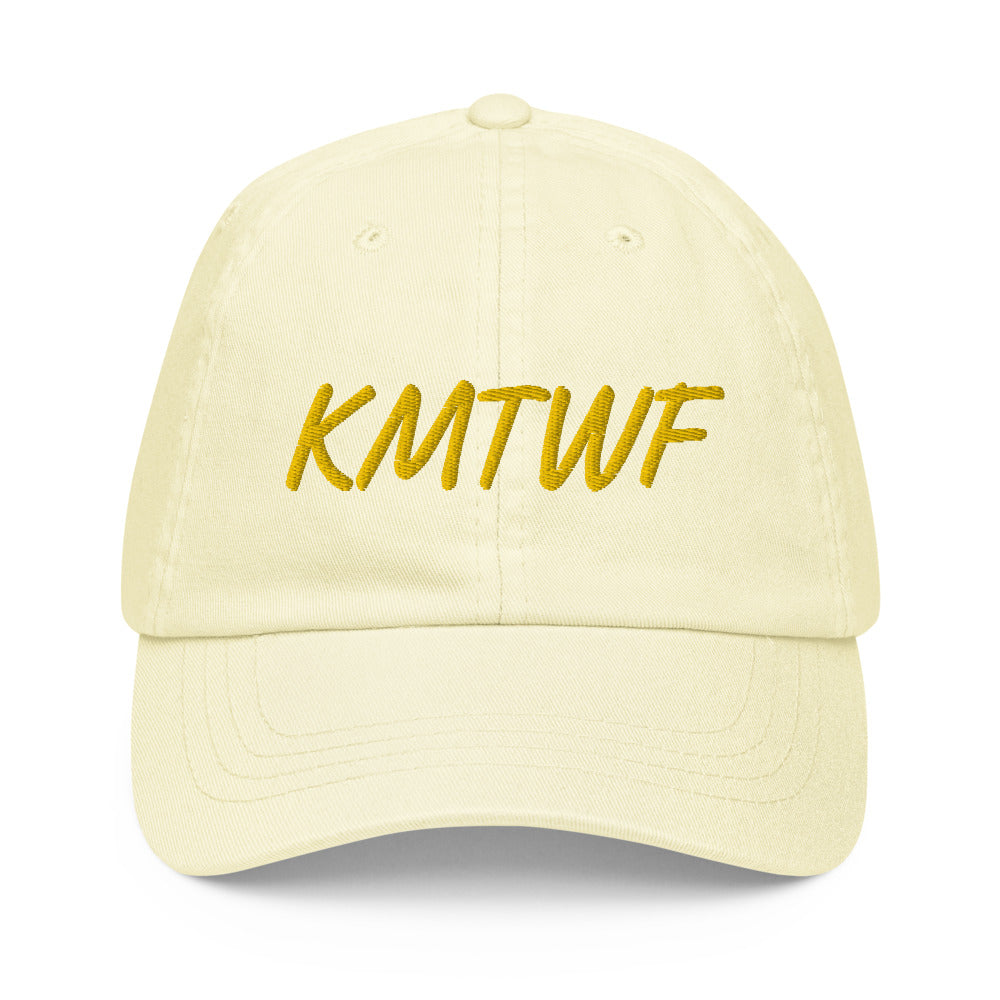 KMTWF In Gold Embroidery on Pastel Baseball Cap