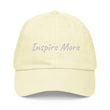 Inspire More In Diamond Embroidery on Pastel Baseball Cap