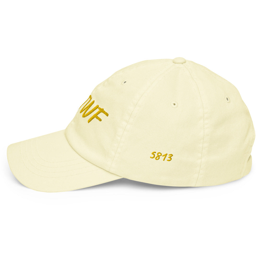 KMTWF In Gold Embroidery on Pastel Baseball Cap