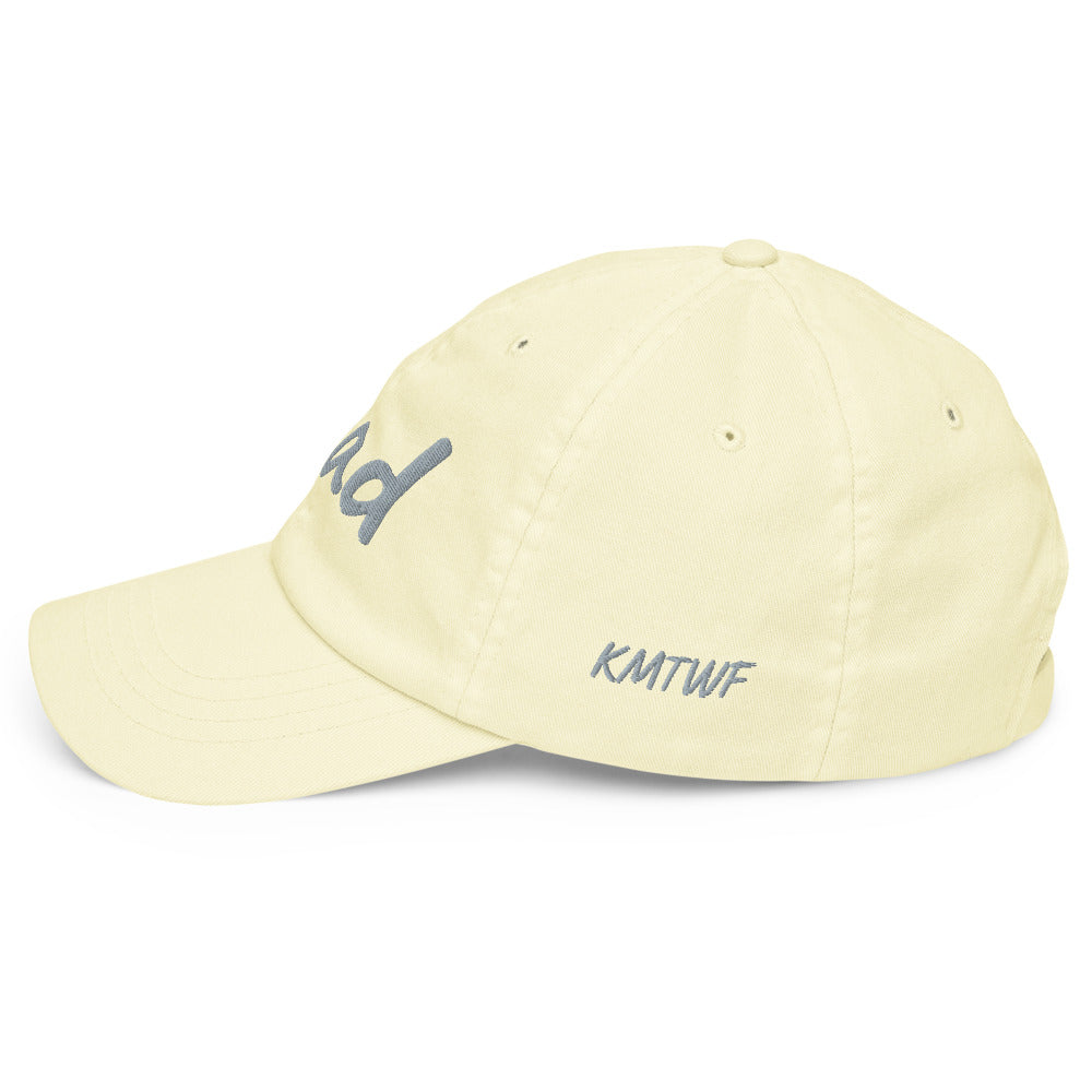 Lead In Silver Embroidery on Pastel Baseball Cap