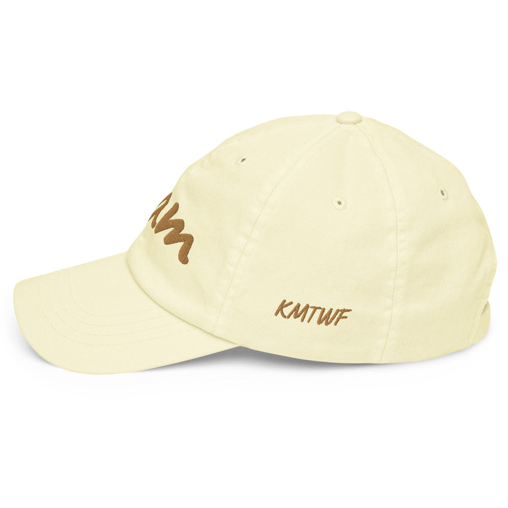 Team In Celluloid Embroidery on Pastel Baseball Cap