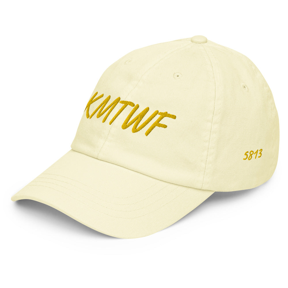 KMTWF In Gold Embroidery on Pastel Baseball Cap