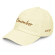 Remember In Celluloid Embroidery on Pastel Baseball Cap