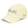 Wealth In Silver Embroidery on Pastel Baseball Cap