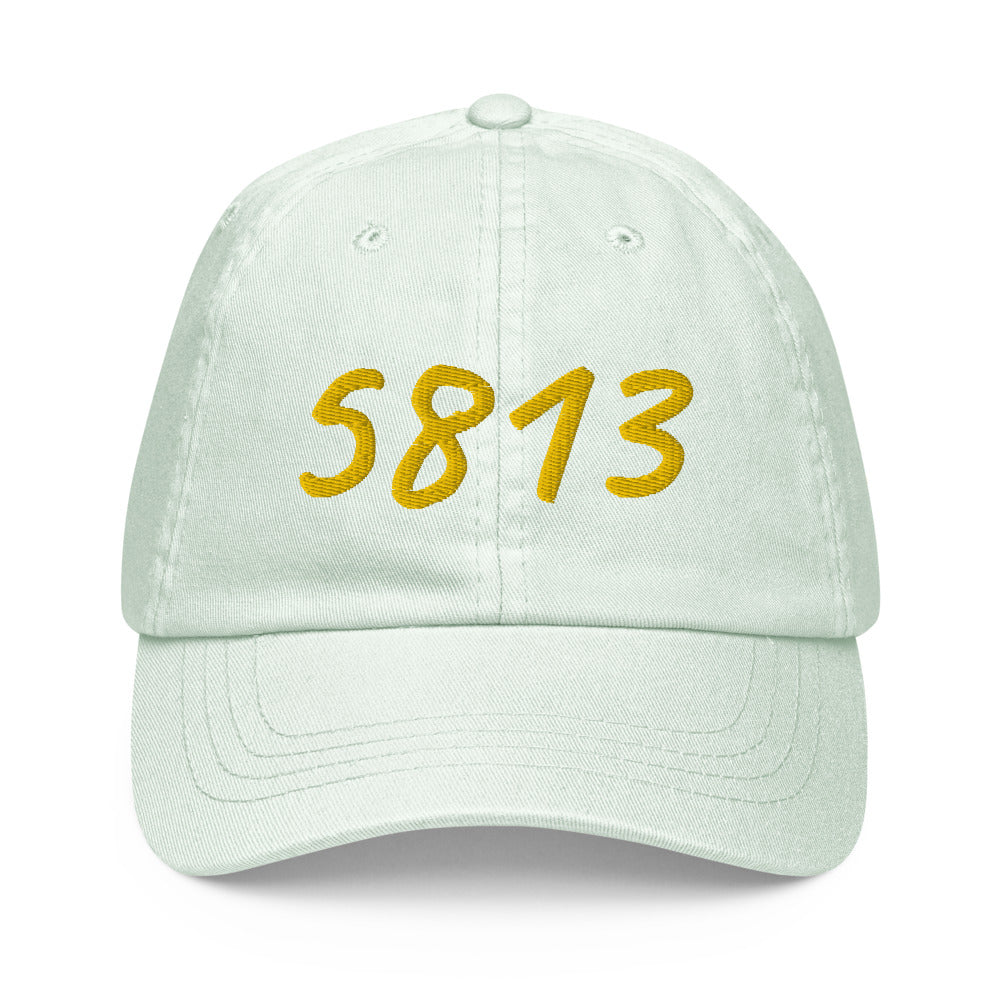 5813 In Gold Embroidery on Pastel Baseball Cap