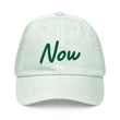 Now In Emerald Embroidery on Pastel Baseball Cap