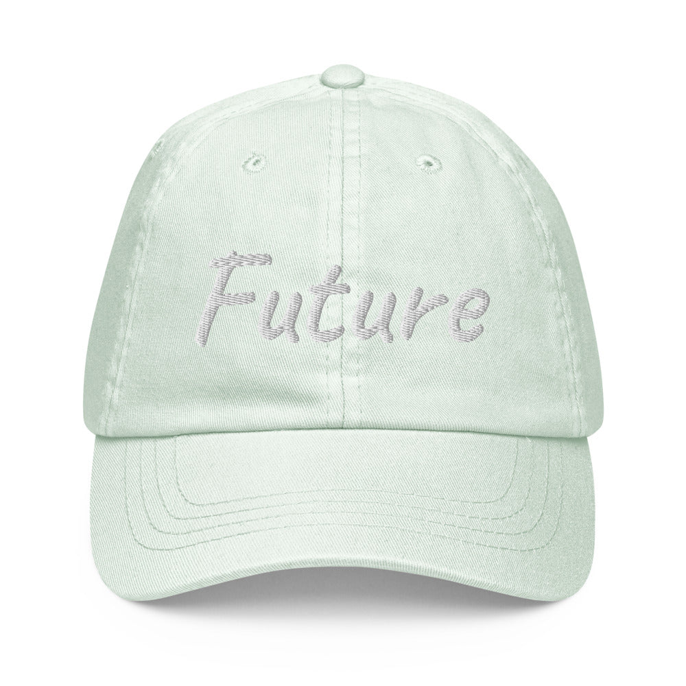 Future In Pearl Embroidery on Pastel Baseball Cap