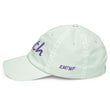 Truth In Amethyst Embroidery on Pastel Baseball Cap