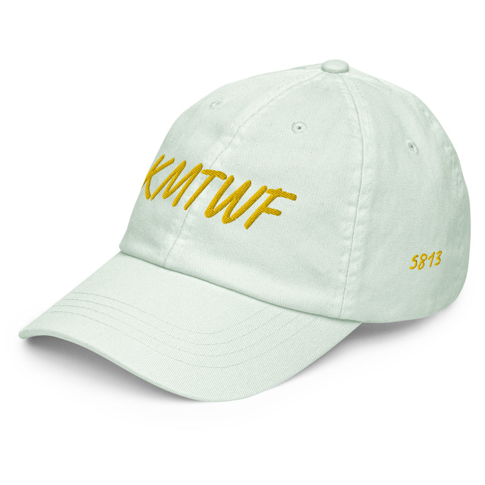 KMTWF In Gold Embroidery on Pastel Baseball Cap