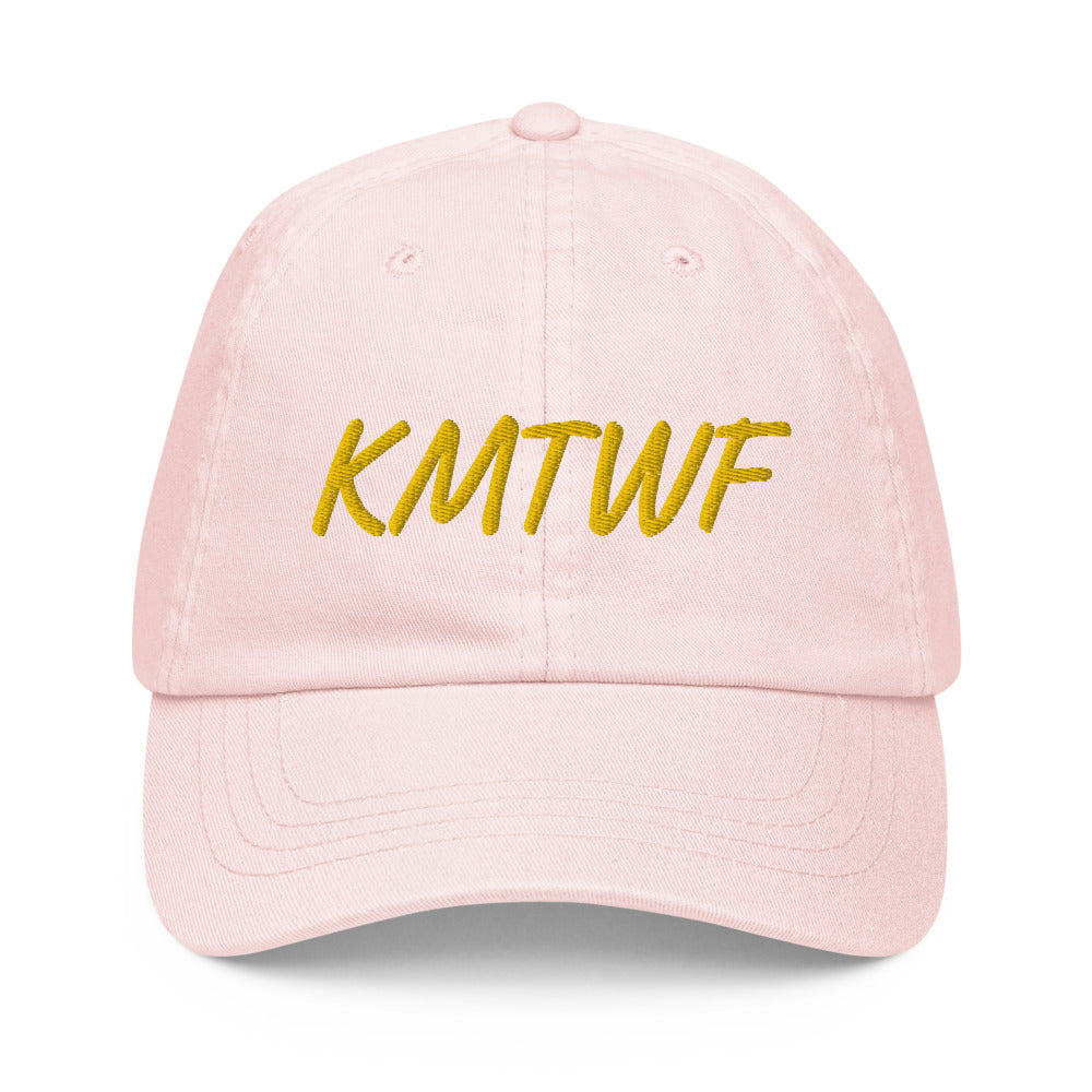 KMTWF In Gold Embroidery on Pastel Baseball Cap