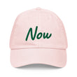 Now In Emerald Embroidery on Pastel Baseball Cap