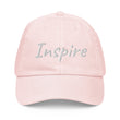 Inspire In Diamond Embroidery on Pastel Baseball Cap