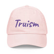 Truism In Amethyst Embroidery on Pastel Baseball Cap