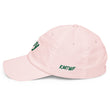 Joy In Emerald Embroidery on Pastel Baseball Cap