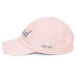 Lead In Silver Embroidery on Pastel Baseball Cap