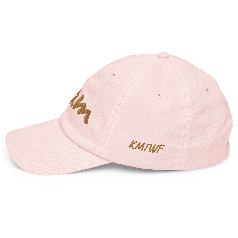 Team In Celluloid Embroidery on Pastel Baseball Cap