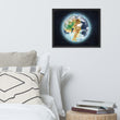 Venusian Earth on Premium Luster Photo Paper Poster - Framed