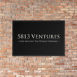 5813 Ventures Logo In Pearl on Premium Luster Photo Paper Poster - Framed