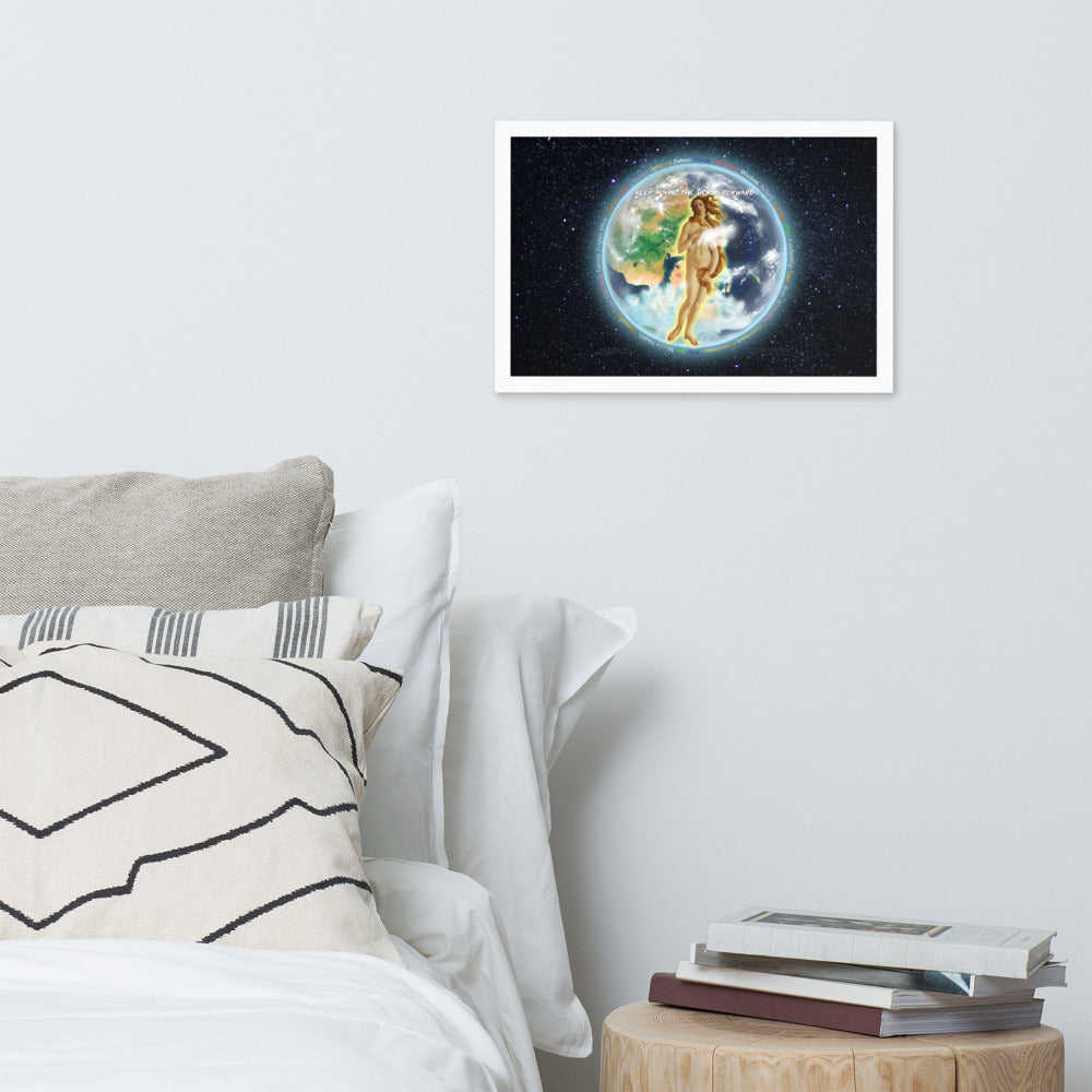 Venusian Earth on Premium Luster Photo Paper Poster - Framed