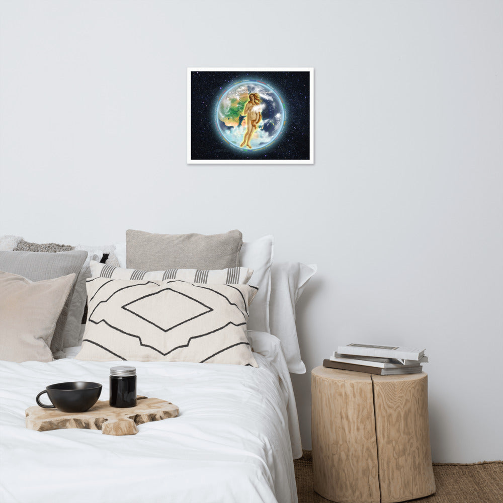 Venusian Earth on Premium Luster Photo Paper Poster - Framed