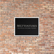 5813 Ventures Logo In Pearl on Premium Luster Photo Paper Poster - Framed