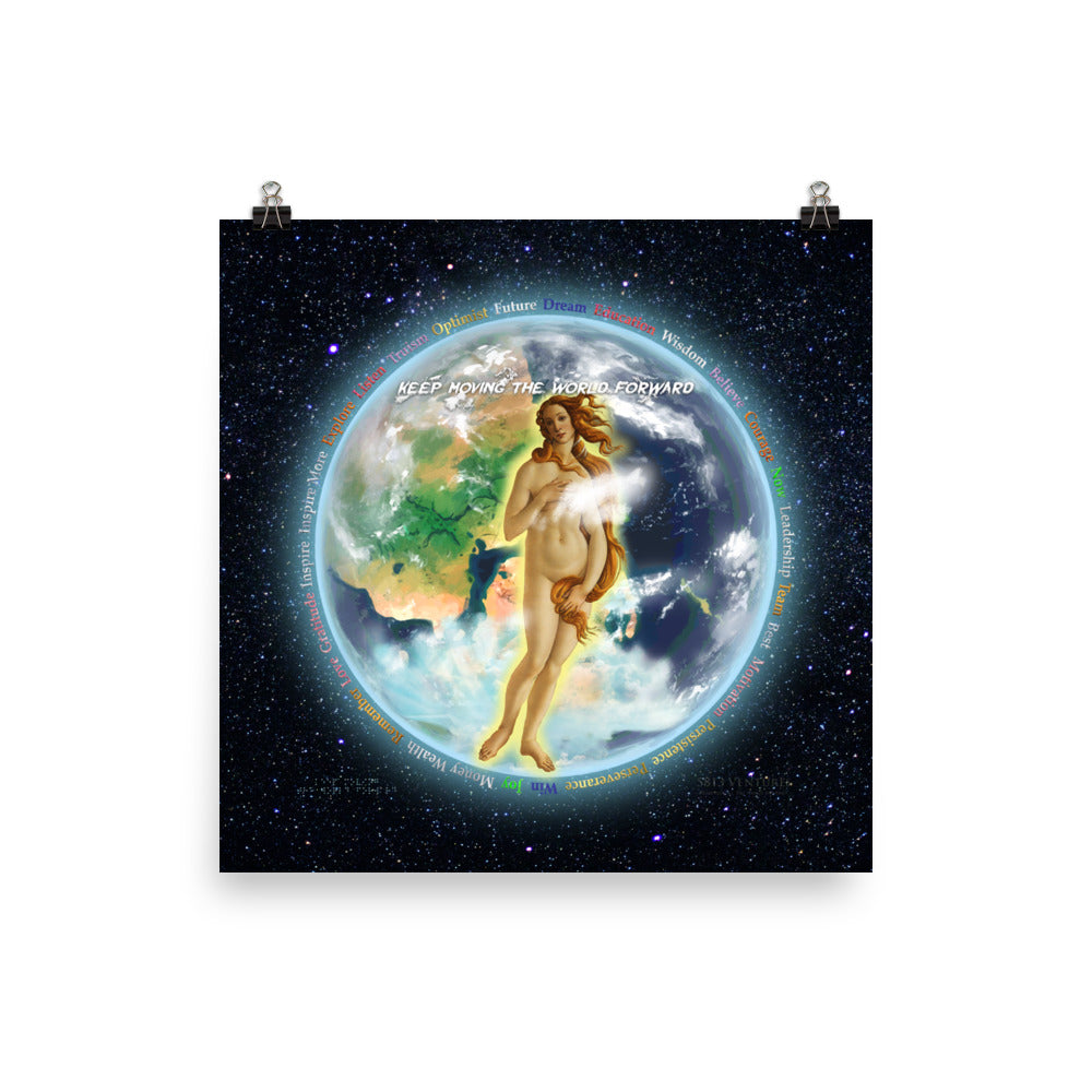 Venusian Earth on Premium Luster Photo Paper Poster