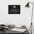 Binary Instructions To Keep Moving The World Forward With Venusian Earth In White on Premium Luster Photo Paper Poster