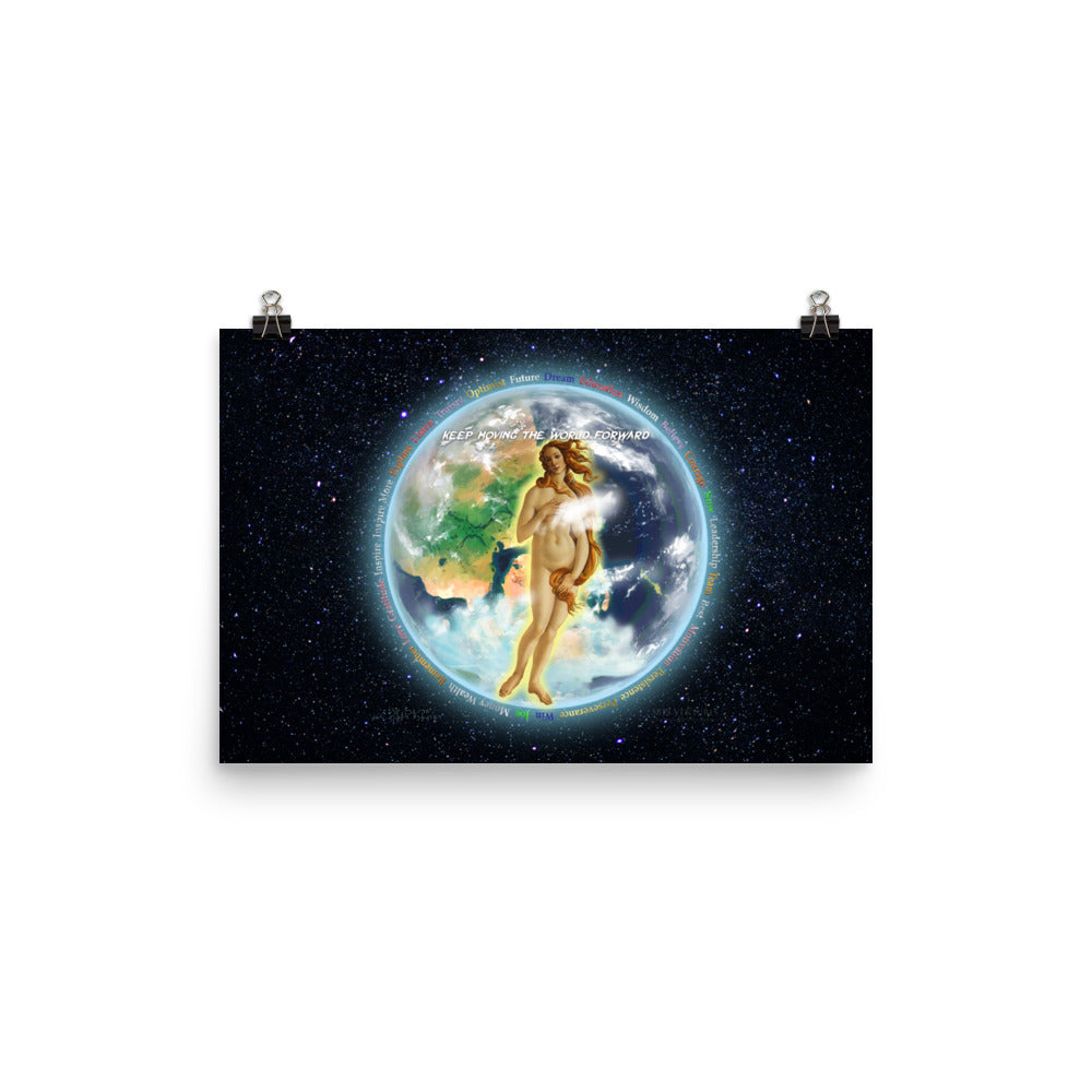 Venusian Earth on Premium Luster Photo Paper Poster