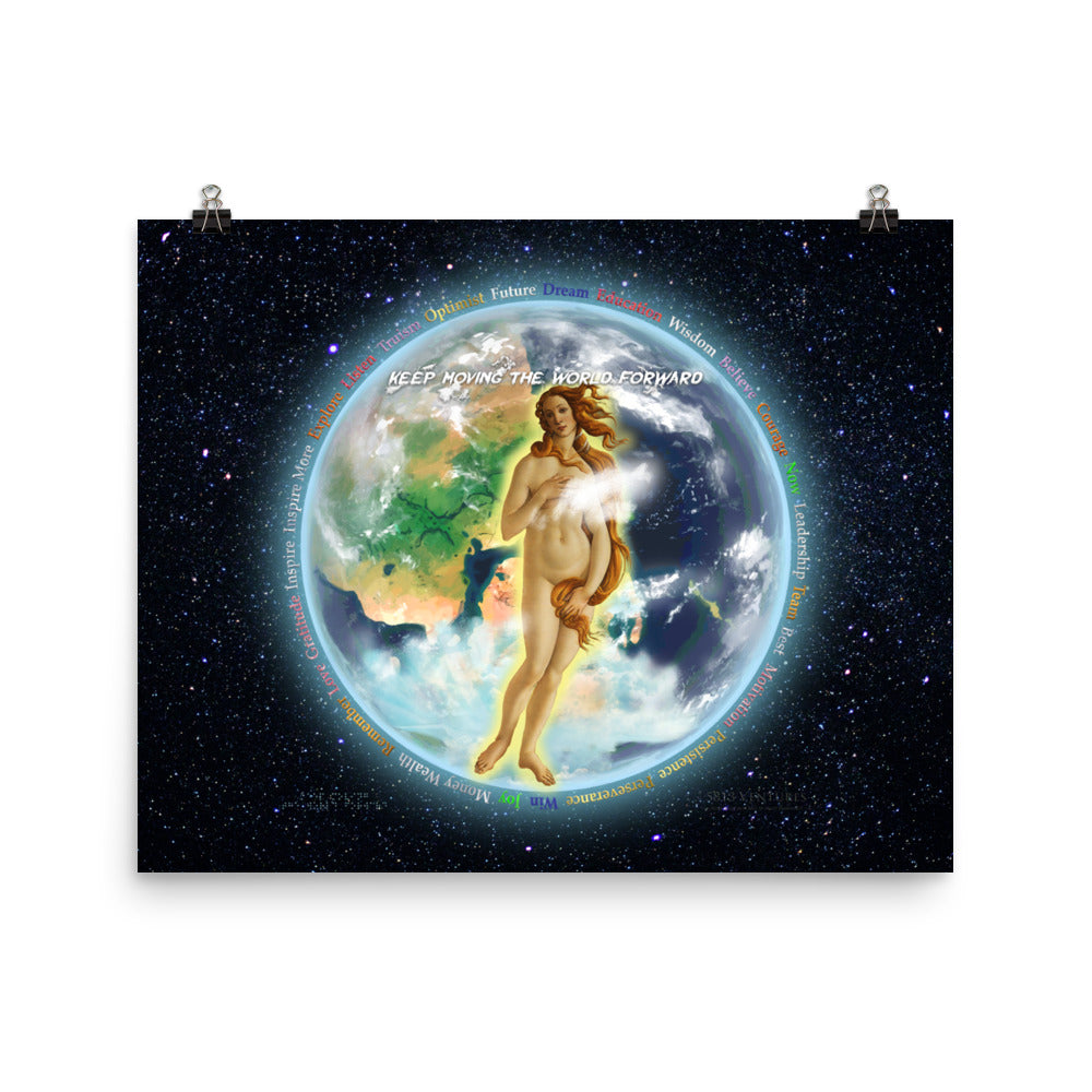 Venusian Earth on Premium Luster Photo Paper Poster