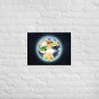 Vitruvian Earth on Premium Luster Photo Paper Poster