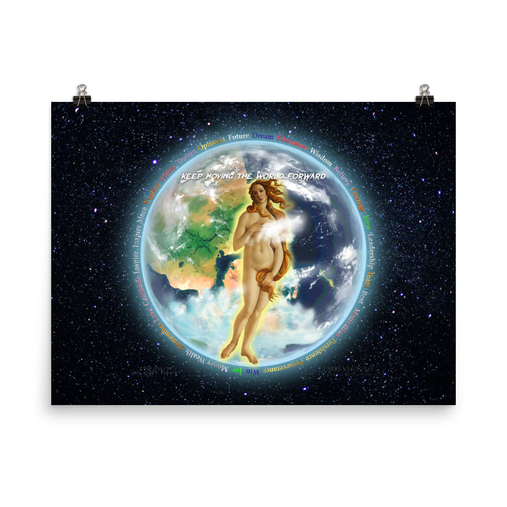 Venusian Earth on Premium Luster Photo Paper Poster