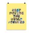 Baby Animals Keep Moving The World Forward on Premium Luster Photo Paper Poster