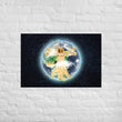 Vitruvian Earth on Premium Luster Photo Paper Poster