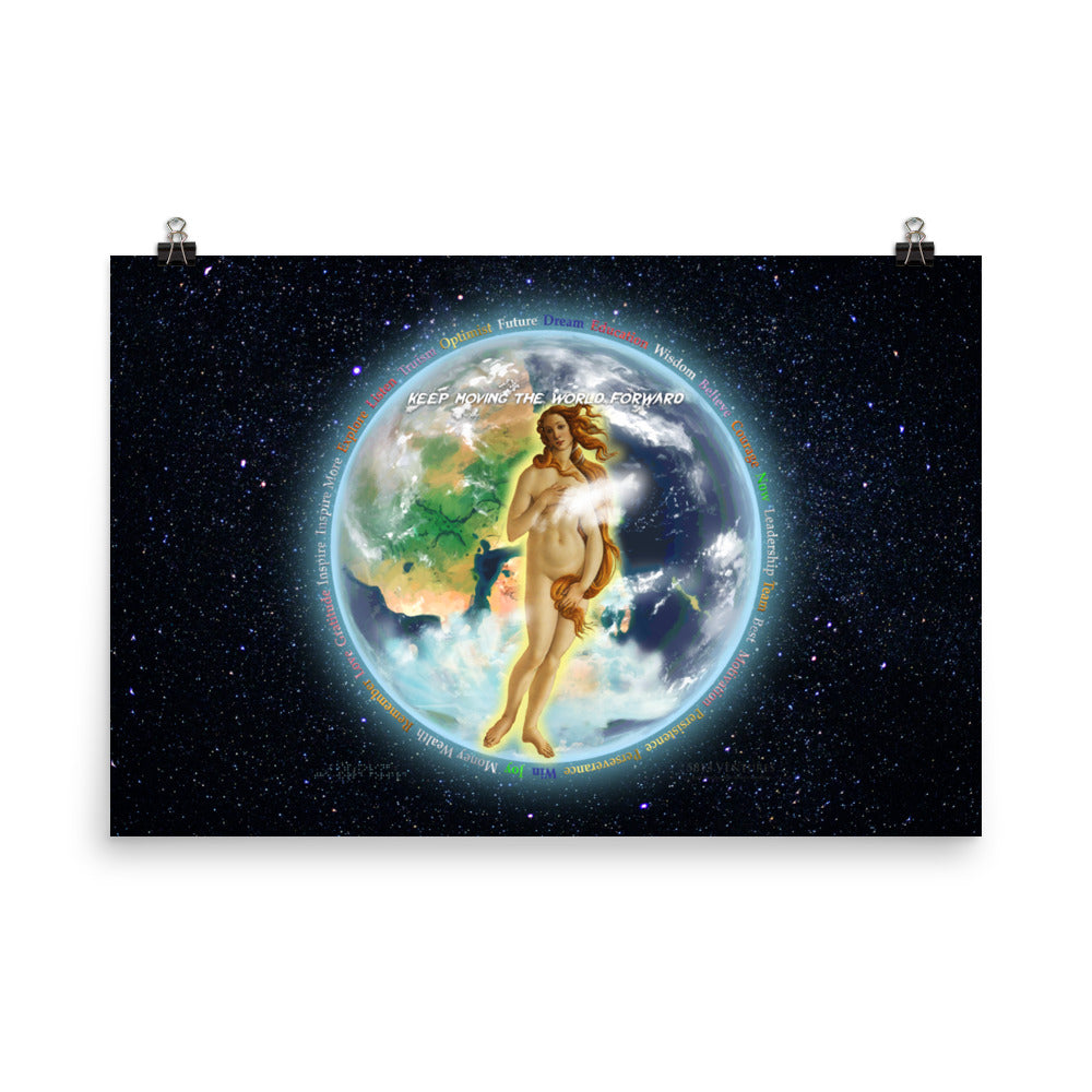 Venusian Earth on Premium Luster Photo Paper Poster