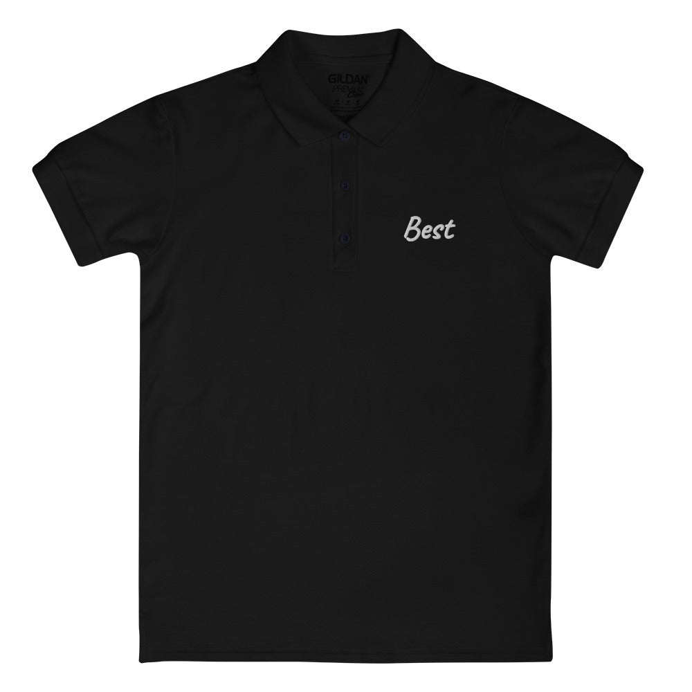 Best In Diamond Embroidery on Women's Polo Shirt