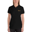 Team In Celluloid Embroidery on Women's Polo Shirt