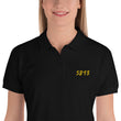 5813 In Gold Embroidery on Women's Polo Shirt